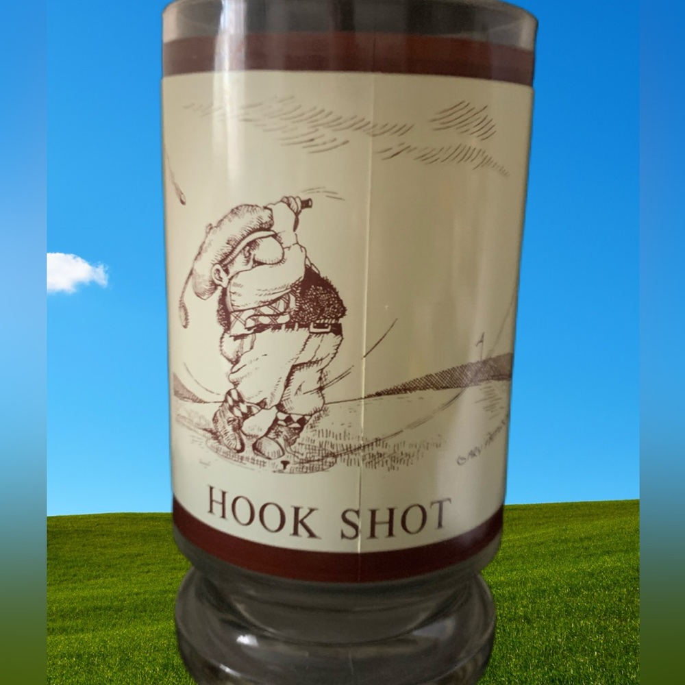 Vintage Gary Patterson Thought Factory Hook Shot Mug Stein Golf Great Graphic